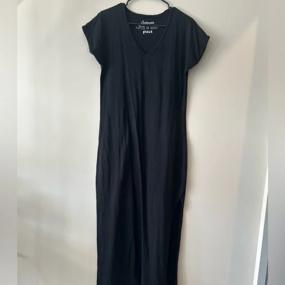 Pact Black Casual Dolman Sleeve Maxi Dress - Picture 2 of 4